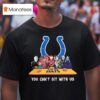 Indianapolis Colts Horror Movies Halloween You Can T Sit With Us T Shirt