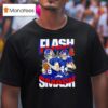 Jaxson Dart And Cam Skattebo Flash And Smash New York Giants Football Cartoon T Shirt