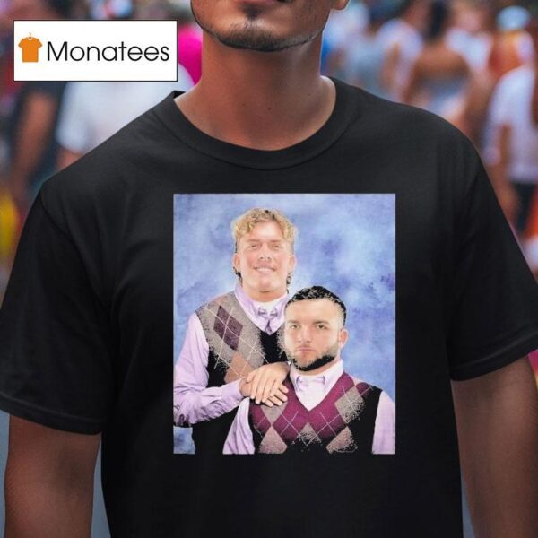 Jaxson Dart And Cameron Skattebo Step Brothers New York Giants T Shirt