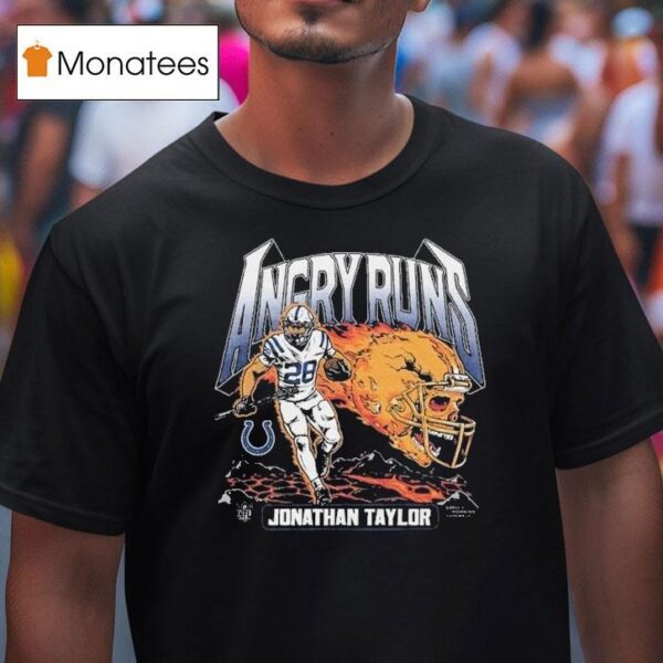 Jonathan Taylor Angry Runs Indianapolis Colts T Shirt
