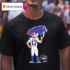 Josh Allen Buffalo Bills Football Signature T Shirt