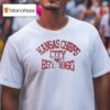 Kansas City Chiefs Football Logo Est T Shirt