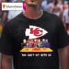 Kansas City Chiefs Horror Movies Halloween You Can T Sit With Us T Shirt