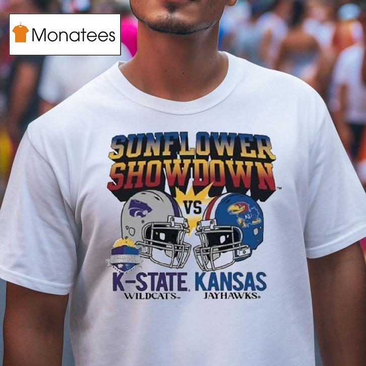 Kansas Jayhawks Vs K State Wildcats Th Annual Sunflower Showdown T Shirt Kansas Jayhawks Vs K State Wildcats Th Annual Sunflower Showdown T Shirt