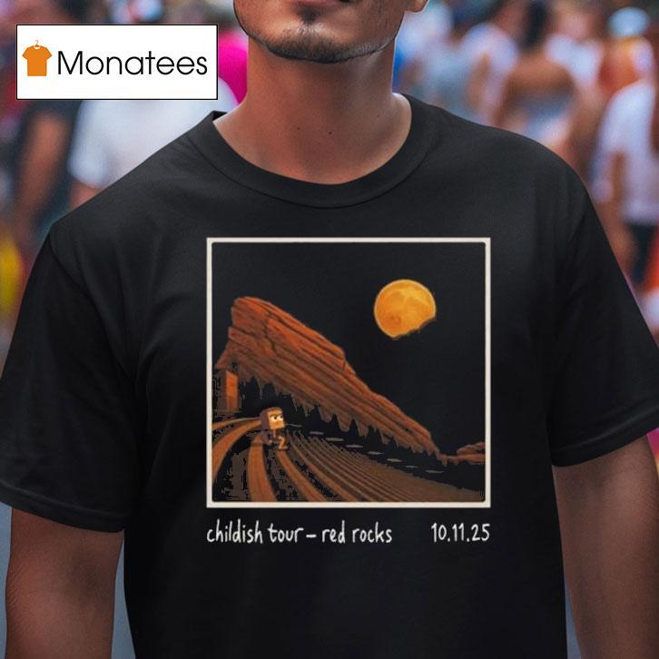 Lane Childish Tour Morrison Colorado Red Rocks Oct T Shirt Lane Childish Tour Morrison Colorado Red Rocks Oct T Shirt