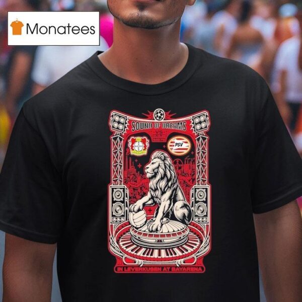 Leverkusen Vs Psv Bayarena Leverkusen Germany October Lion T Shirt