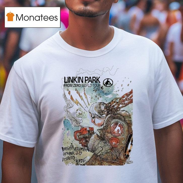 Linkin Park From Zero Tour At Distrito Verde In Bogota Dc On October T Shirt Linkin Park From Zero Tour At Distrito Verde In Bogota Dc On October T Shirt