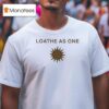 Loathe As One Headline Tour Sol Summer Club Logo T Shirt