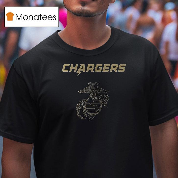 Los Angeles Chargers X United States Marine Corps First In Last Ou T Shirt Los Angeles Chargers X United States Marine Corps First In Last Ou T Shirt