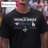 Los Angeles Dodgers Vs Toronto Blue Jays World Series Change Up Matchup T Shirt