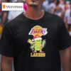 Los Angeles Lakers Christmas Grinch Santa Holiday T Shirt