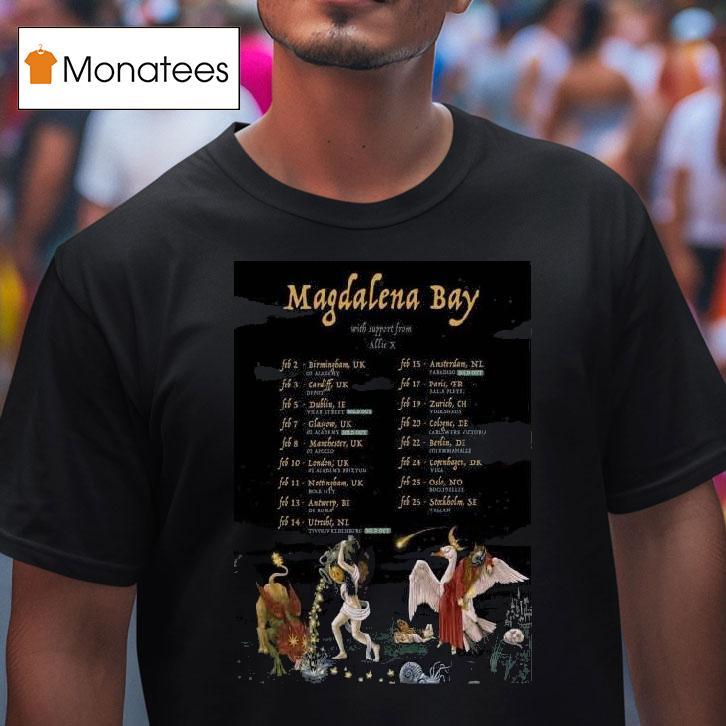 Magdalena Bay Europe Feb Even T Shirt Magdalena Bay Europe Feb Even T Shirt