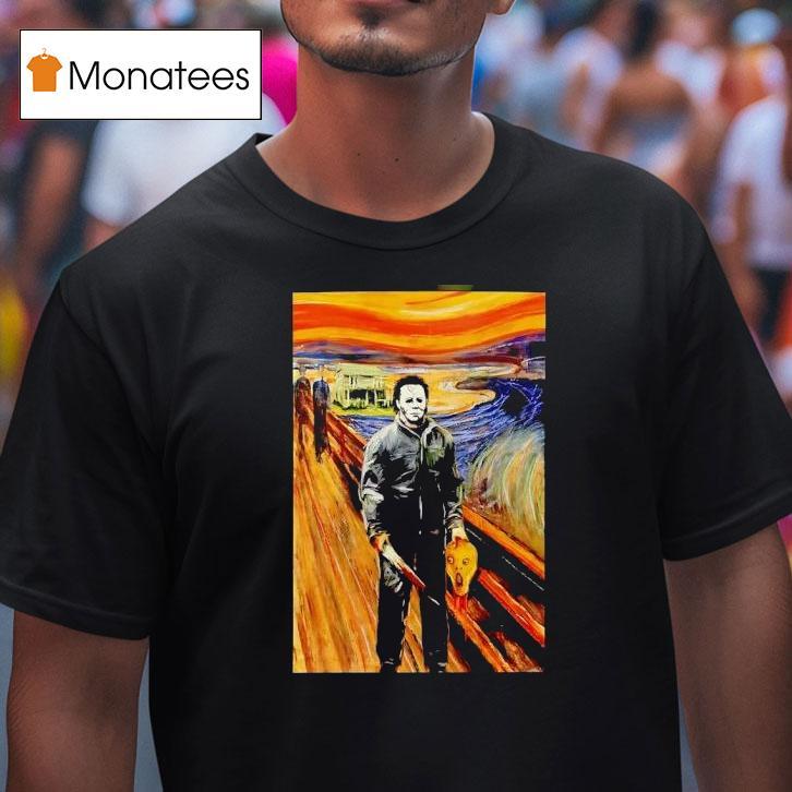Michael Myers X The Scream Halloween T Shirt Michael Myers X The Scream Halloween T Shirt