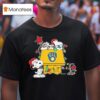 Milwaukee Brewers Snoopy Christmas Holiday T Shirt
