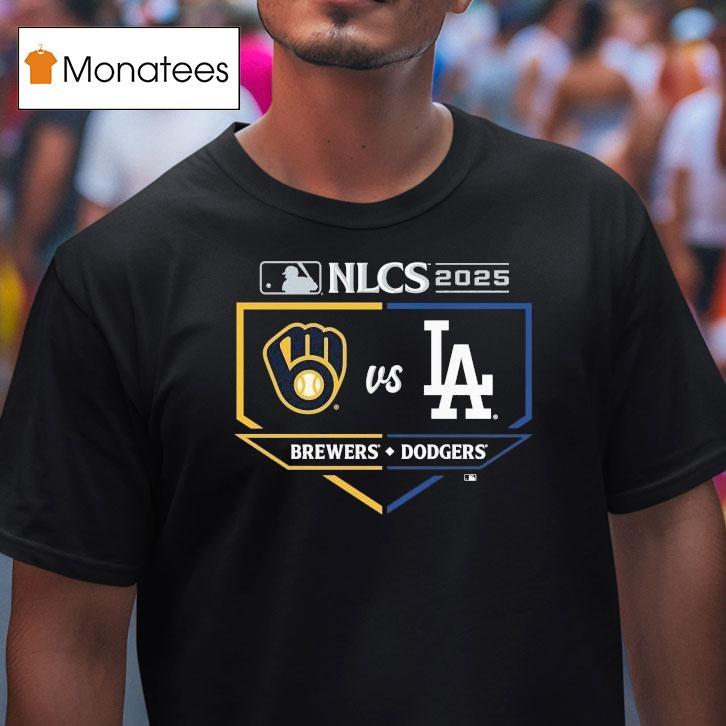 Milwaukee Brewers Vs Los Angeles Dodgers National League Championship Series Batter S Box Baseball T Shirt Milwaukee Brewers Vs Los Angeles Dodgers National League Championship Series Batter S Box Baseball T Shirt