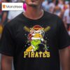 Mlb Pittsburgh Pirates Christmas Grinch Helmets Baseball Logo T Shirt