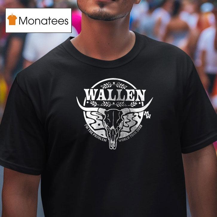 Morgan Wallen X New England Patriots I M The Problem Stadium T Shirt Morgan Wallen X New England Patriots I M The Problem Stadium T Shirt