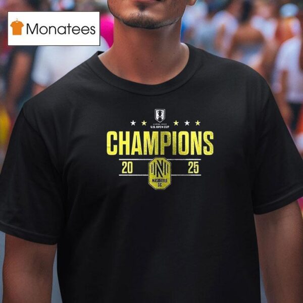 Nashville Sc Us Open Cup Champions Team Graphic T Shirt