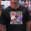Nebraska Cornhuskers Vs Northwestern Wildcats Gameday Showdown October Helmets T Shirt