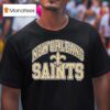 New Orleans Saints Victory Baseball Logo T Shirt