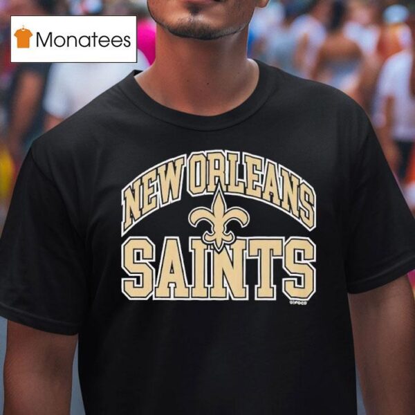 New Orleans Saints Victory Baseball Logo T Shirt