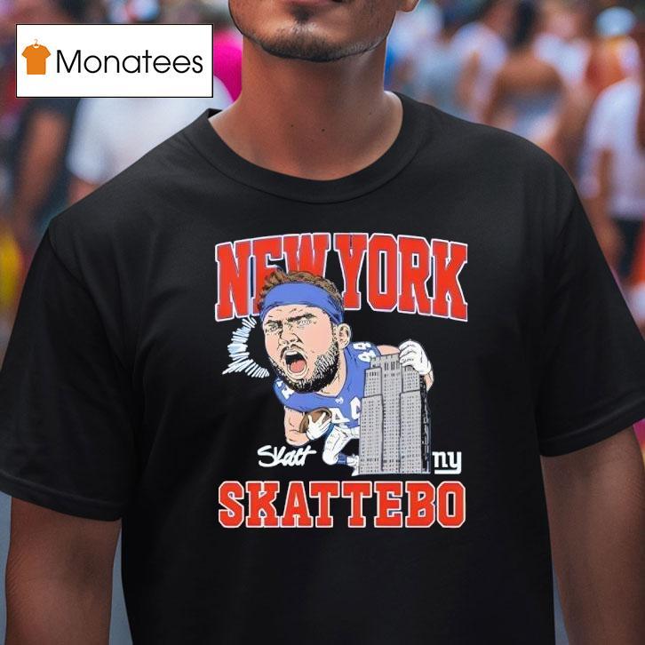 New York Giants Cam Skattebo Football Signature T Shirt New York Giants Cam Skattebo Football Signature T Shirt