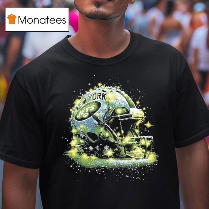 New York Jets Nfl Helmet Merry Christmas T Shirt New York Jets Nfl Helmet Merry Christmas T Shirt