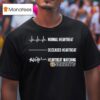 Normal Heartbeat Deceased Heartbeat Heartbeat Watching Denver Nuggets T Shirt