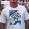 One Piece Monkey D Luffy July Los Angeles Dodgers T Shirt