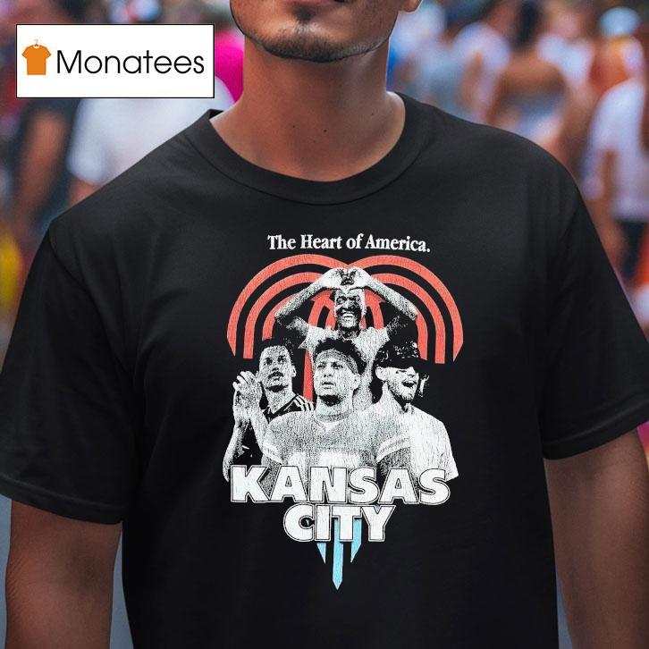 Patrick Mahomes Kansas City Chiefs Kansas City Royals Kansas City The Heart Of America T Shirt Patrick Mahomes Kansas City Chiefs Kansas City Royals Kansas City The Heart Of America T Shirt