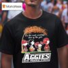 Peanuts Characters Vs New Mexico State Aggies It S The Most Wonderful Time Of The Year T Shirt