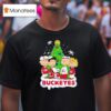 Peanuts Characters X Ohio State Buckeyes Chrismas T Shirt