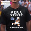 Penn State Nittany Lions Nicholas Singleton Football T Shirt