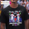 Philadelphia Phillies Party Like It S Bryce Harper And Kyle Schwarber Signatures Logo T Shirt