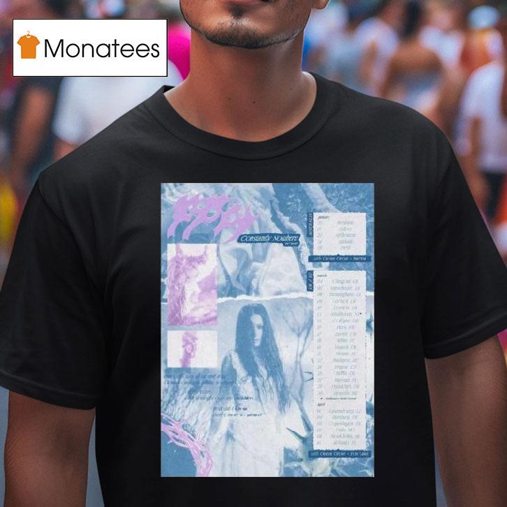 Poppy Constantly Nowhere Aus Eu Uk Tour T Shirt Poppy Constantly Nowhere Aus Eu Uk Tour T Shirt