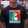 Portland Resist Frog T Shirt