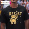 Portland Frog Resist Cosmic Retro T Shirt