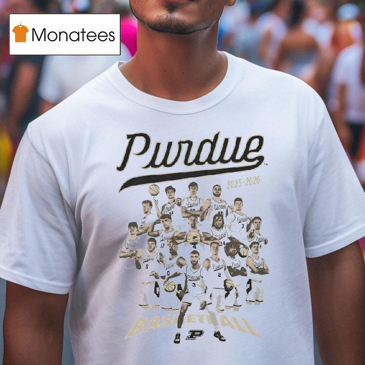 Purdue Boilermakers Basketball Team T Shirt Purdue Boilermakers Basketball Team T Shirt