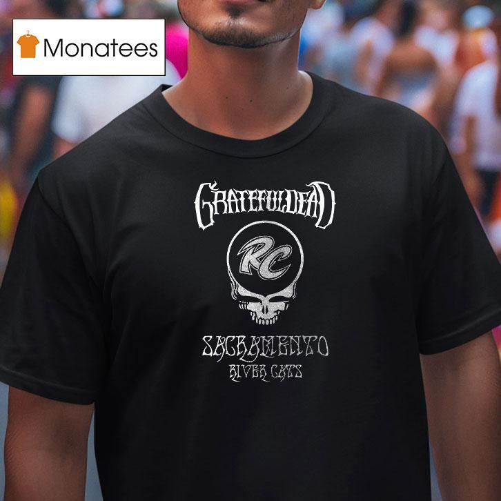 Sacramento River Cats X Grateful Dead Bear Mascot Baseball T Shirt Sacramento River Cats X Grateful Dead Bear Mascot Baseball T Shirt