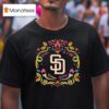 San Diego Padres Da De Los Muertos T Shirt