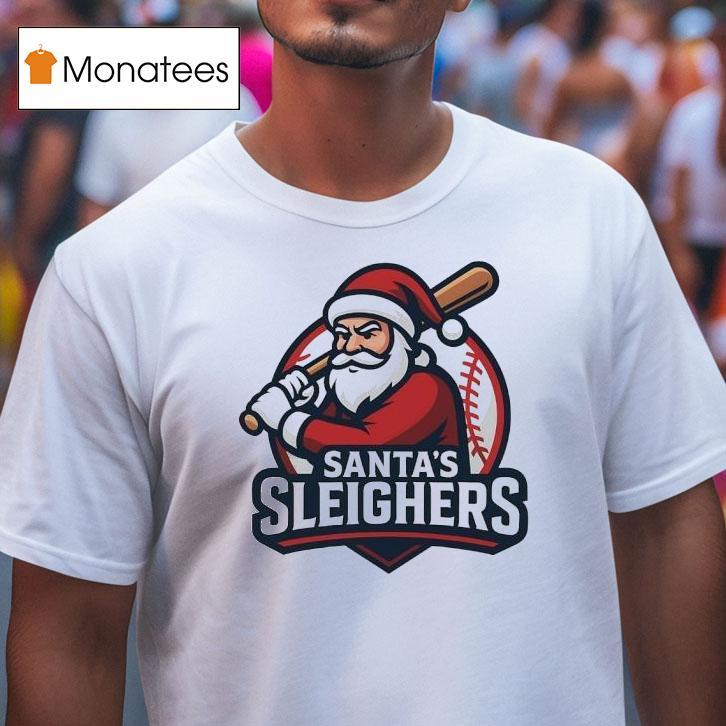 Santa S Sleighers Logo Christmas T Shirt Santa S Sleighers Logo Christmas T Shirt