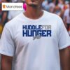 Sean Mcdermott Wearing Huddle For Hunger Buffalo Bills T Shirt