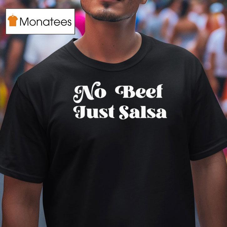 Selena Gomez Wearing No Beef Just Salsa T Shirt Selena Gomez Wearing No Beef Just Salsa T Shirt
