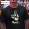 Skeleton Hand Txst Texas State Bobcats Blackou T Shirt