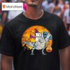 Snoopy Ride T Rex Halloween T Shirt