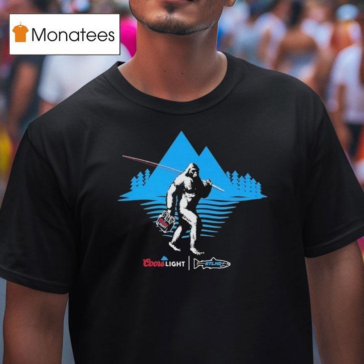 Stlhd Men S X Coors Light Beerfoot Bigfoo T Shirt Stlhd Men S X Coors Light Beerfoot Bigfoo T Shirt