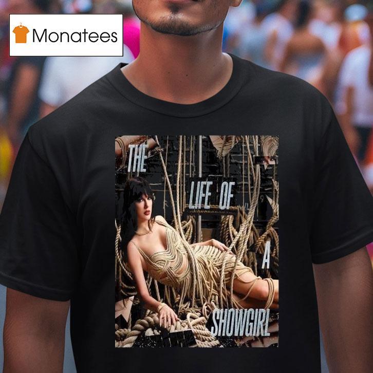 Swift The Life Of A Showgirl So Glamorous Cabaret Version Cover Art Wall T Shirt Swift The Life Of A Showgirl So Glamorous Cabaret Version Cover Art Wall T Shirt