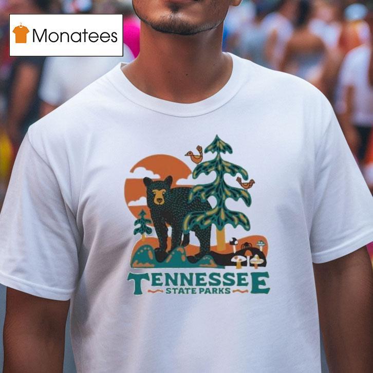 Tennessee State Parks Bear In The Woods Bear T Shirt Tennessee State Parks Bear In The Woods Bear T Shirt