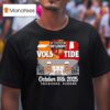Tennessee Volunrs Vs Alabama Crimson Tide October Th T Shirt