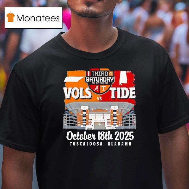 Tennessee Volunrs Vs Alabama Crimson Tide October Th T Shirt Tennessee Volunrs Vs Alabama Crimson Tide October Th T Shirt